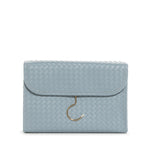 Luxe Hanging Toiletry Case-Woven Bleu