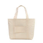 TRVL Jumbo Tote- Sand Striped