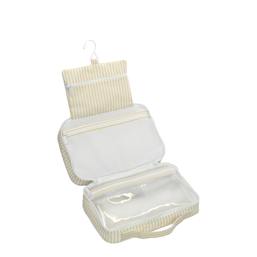 Bundle Up2 Hanging Toiletry Bag-Sand Striped