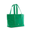 Medium Tote Coated Canvas-Kelly Green