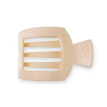 Tele Clip Square Medium-Almond Beige