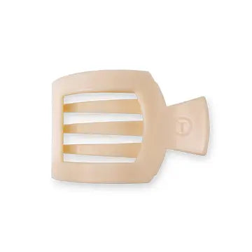 Tele Clip Square Small-Almond Beige