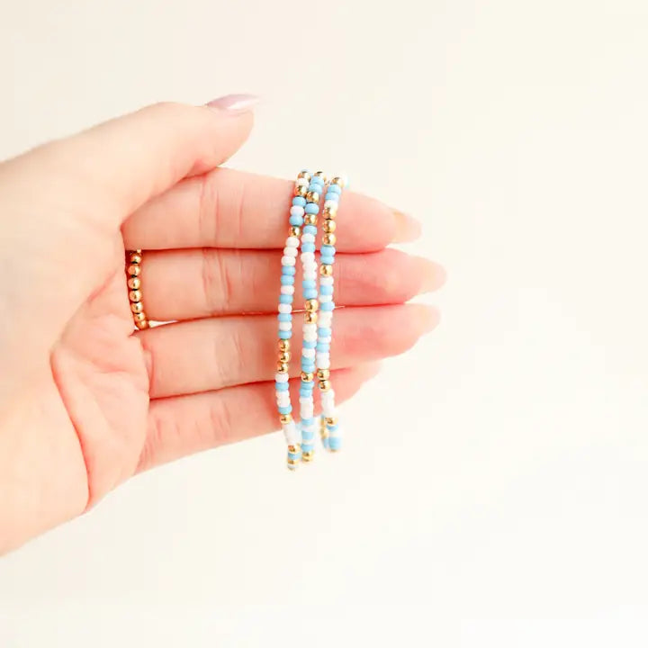 Blue & White Bracelet