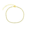 Chloe Tennis Bracelet Canary Gold