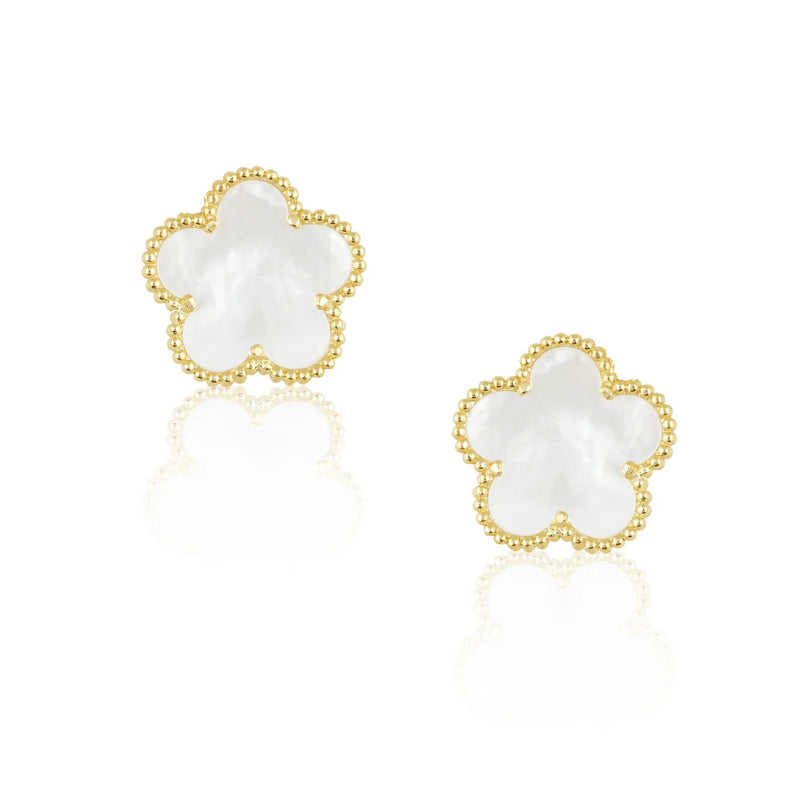 Adeline Clover Earrings 15mm