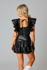 Erin Leather Set Black
