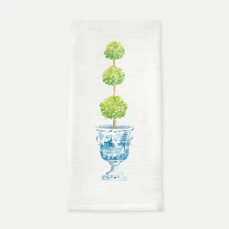 Ginger Jar Topiary Tea Towel