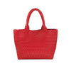 Gracie Woven Tote- Red