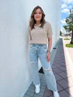 Odessa Cross Waist Jeans