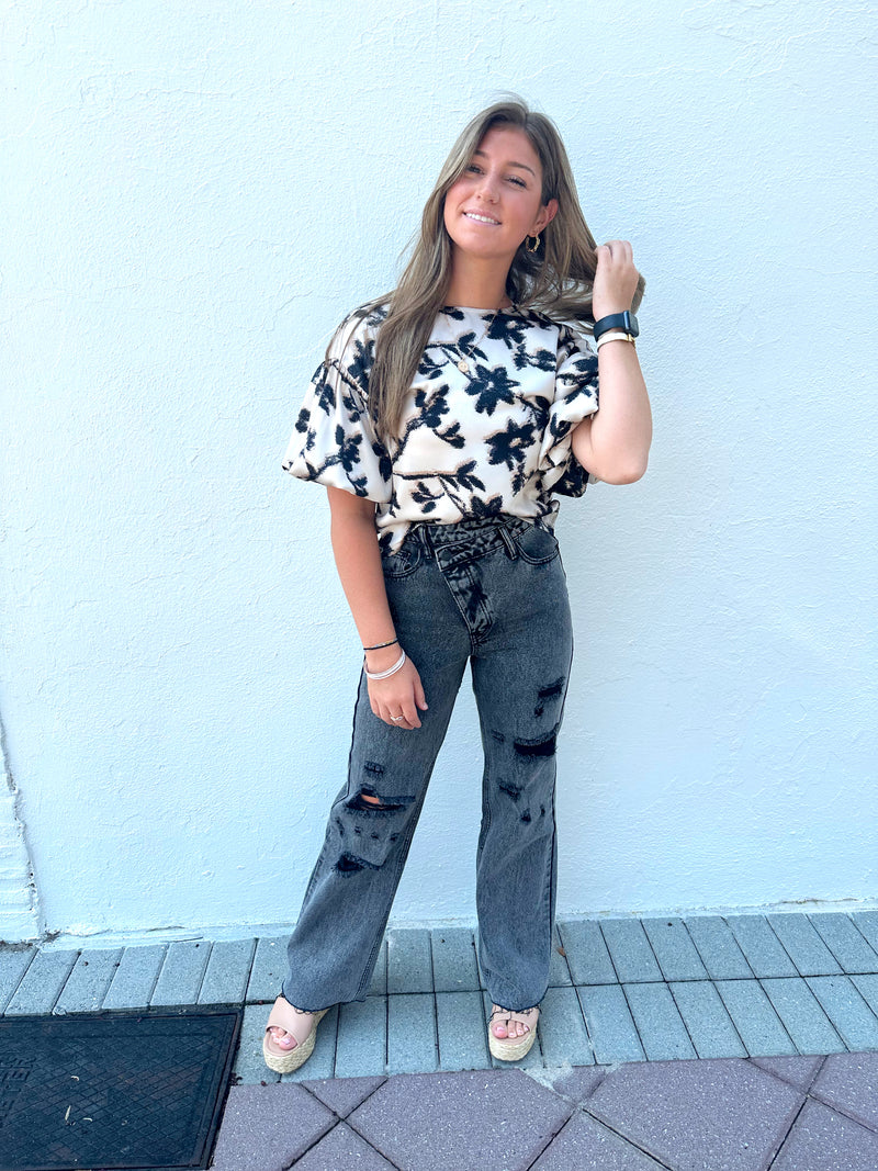 Lynsey Floral Top