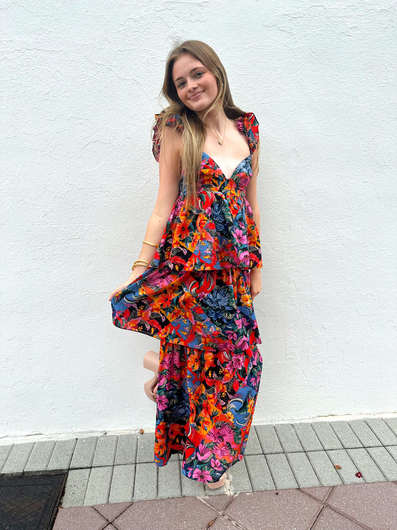 Kelsa Floral Maxi