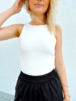 Knox Stretch Bodysuit White