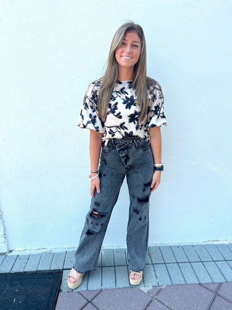 Lynsey Floral Top