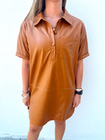 Alyce Shirt Dress Camel