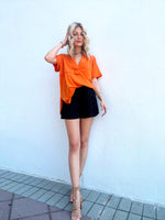 Carlie Rust Tee