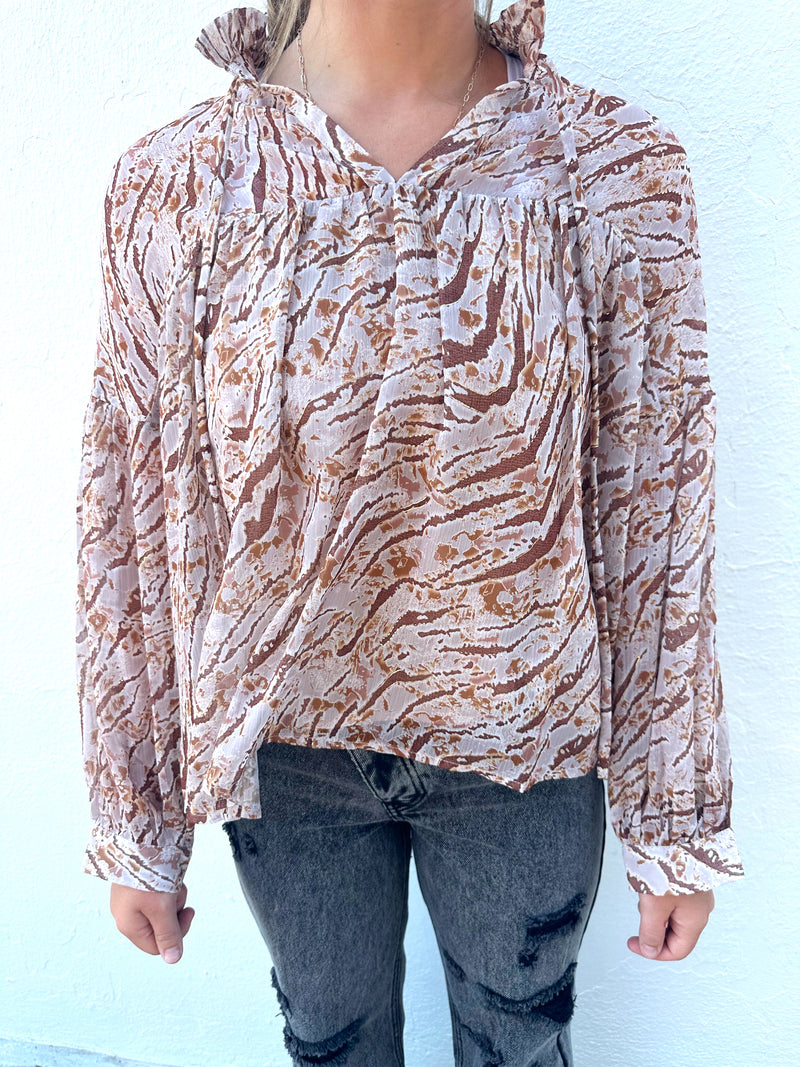 Tiger Fields Top