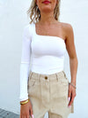 Tani Eggshell Bodysuit