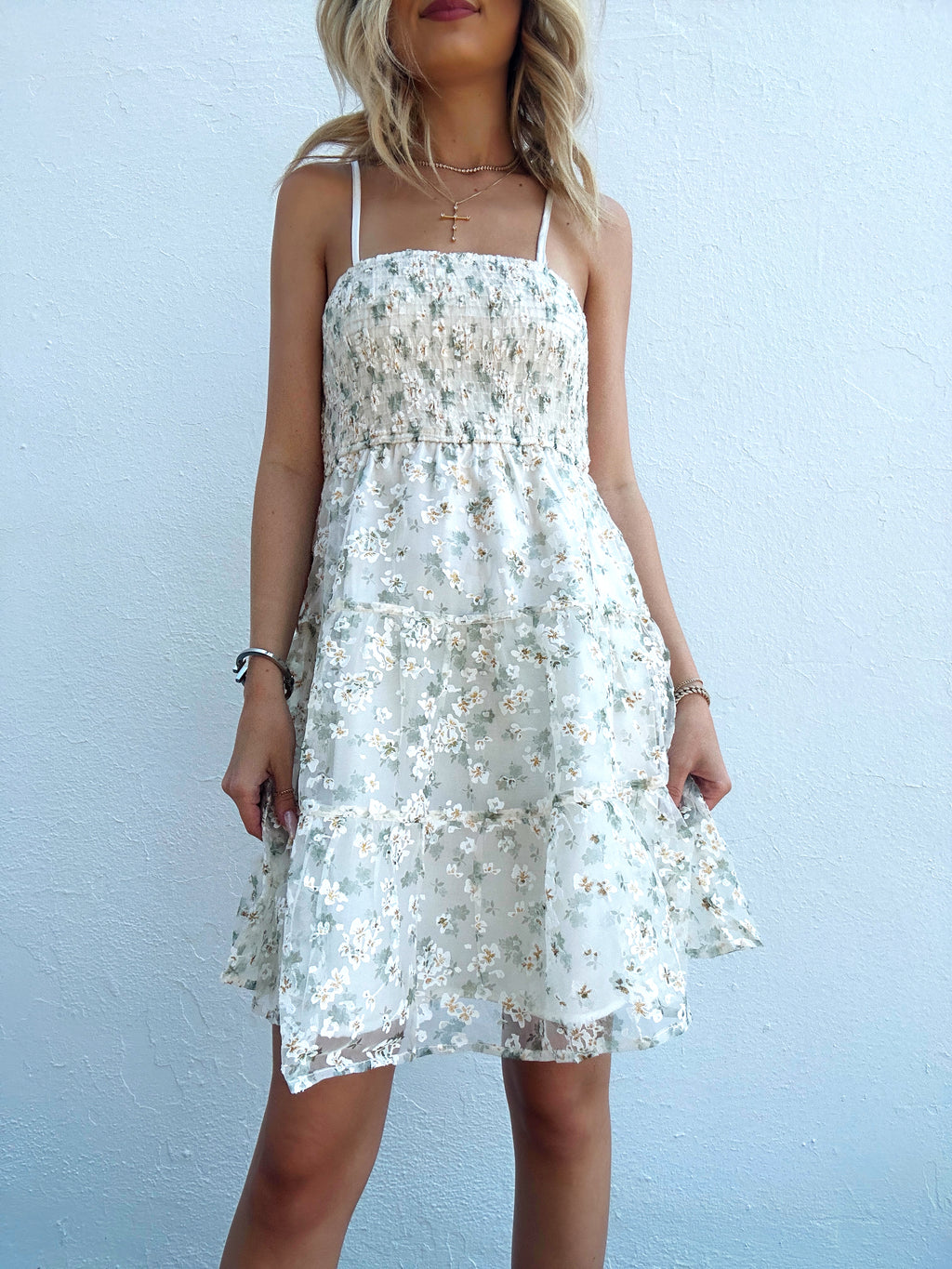 Bellows Floral Dress