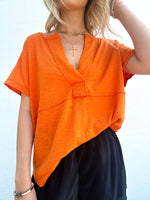 Carlie Rust Tee