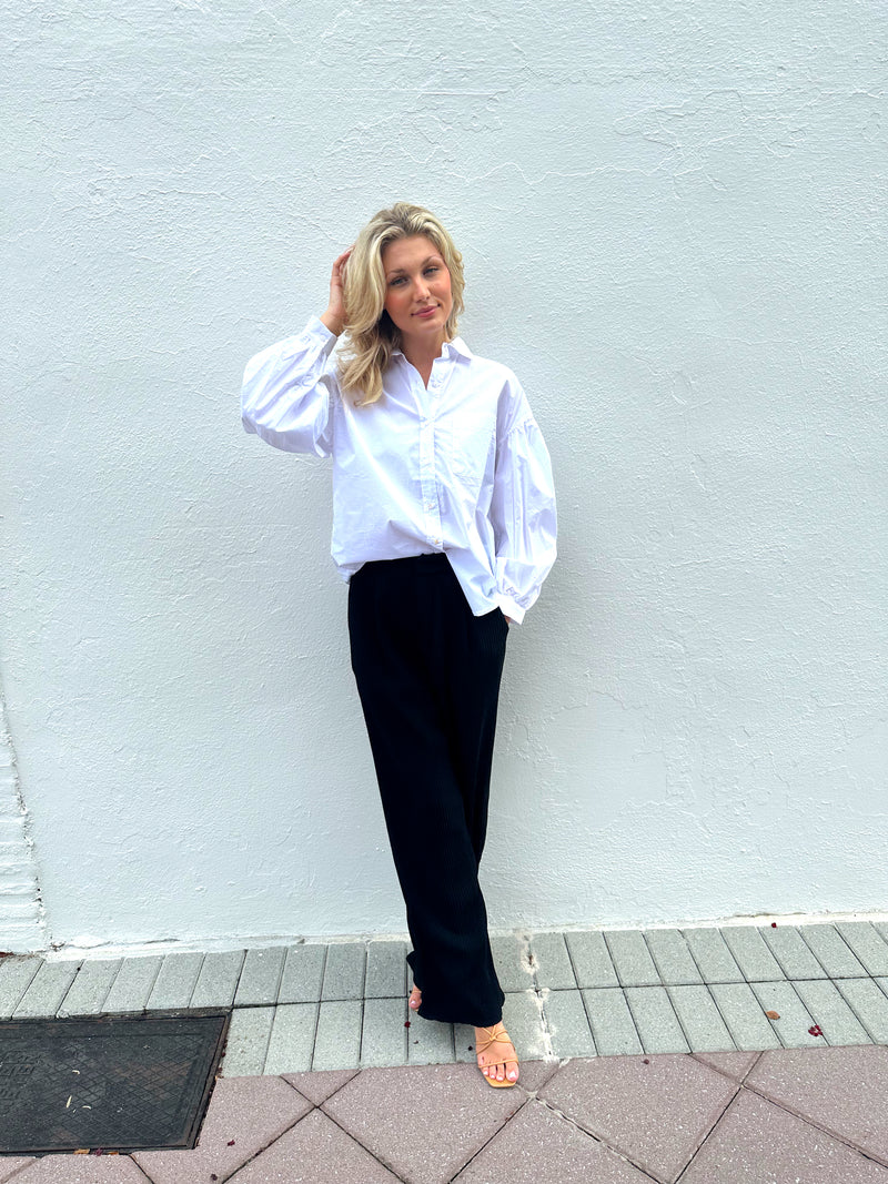 Kimmy White Button Up