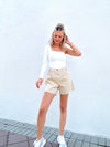Tani Eggshell Bodysuit