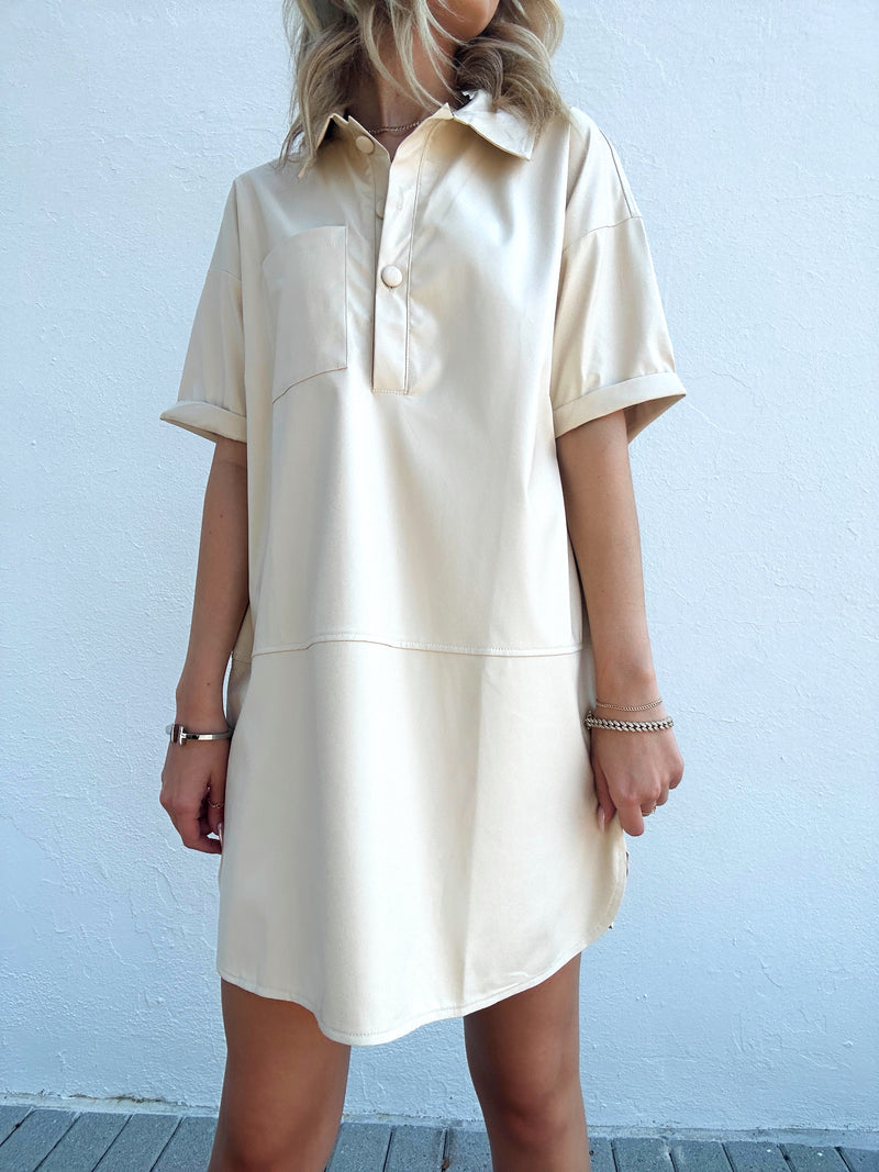 Alyce Shirt Dress Cream