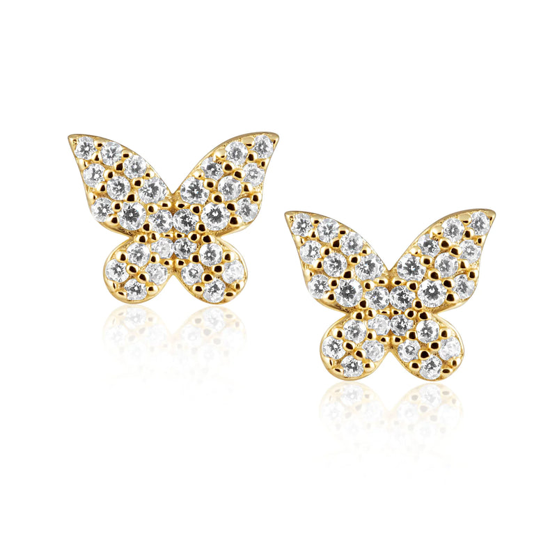 Elsie Pave Butterfly Studs