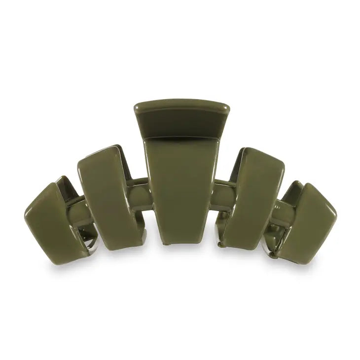 Teleties Claw Clip Large Olive