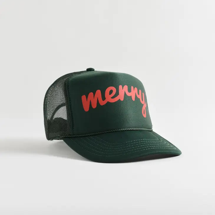 Merry Trucker Hat Green