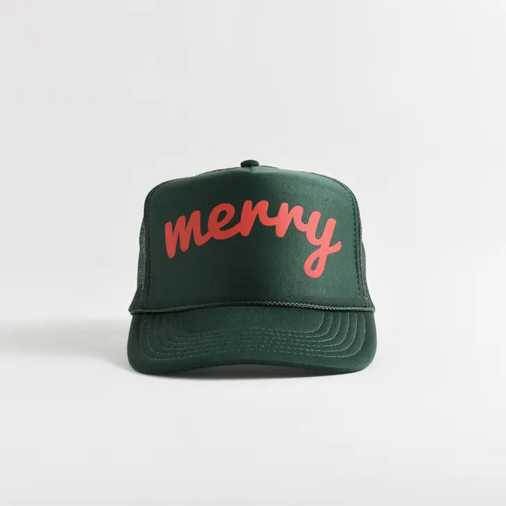 Merry Trucker Hat Green