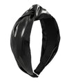 Knotted Patent Leather Headband