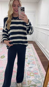 Lexie Knit Set-Navy