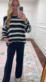 Lexie Knit Set-Navy