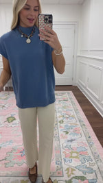 Alison Blue Top