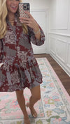 Faith Printed Dress