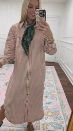 Erica Striped Dress