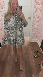 Morgan Printed Dress