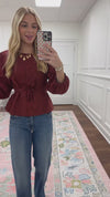 Hazel Gingham Top