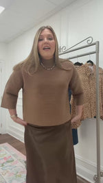 Briana Satin Skirt