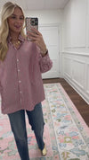 Eva Red Stripe Top