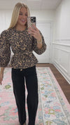 Hazel Leopard Top