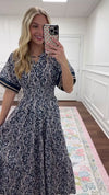 Marie Printed Dress