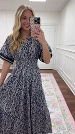 Marie Printed Dress