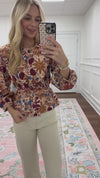 Hazel Floral Top