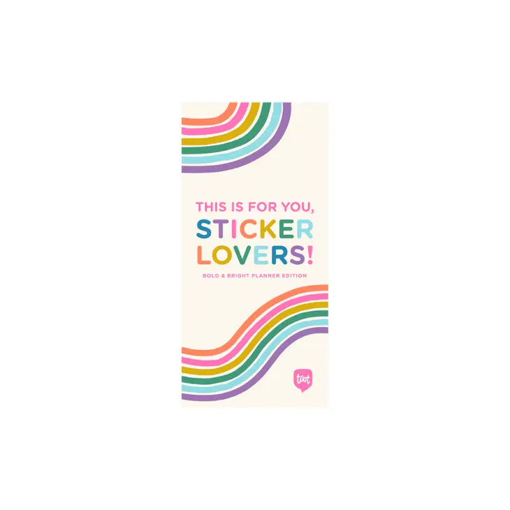 Sticker Booklet- Bold & Bright