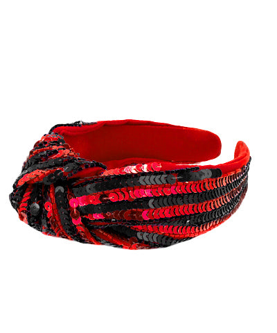 Stripe Sequin Headband