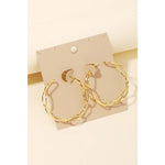 Thin Link Hoops