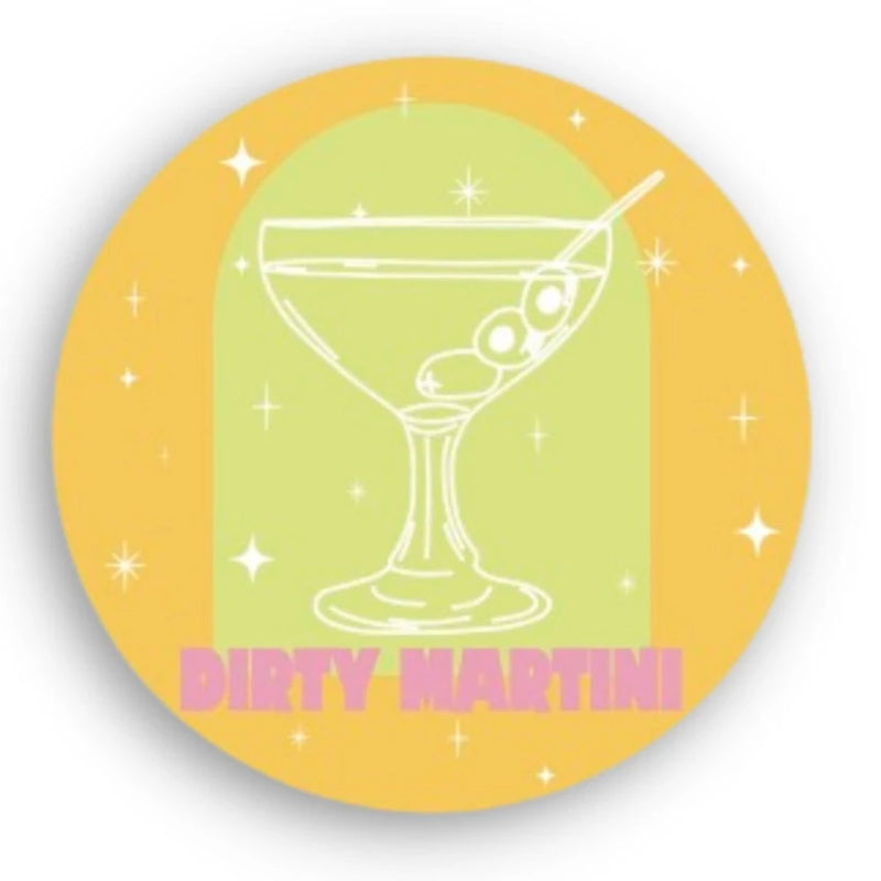 Bottoms Up Coaster- Dirty Marti