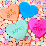 Conversation Heart Coaster- Blue