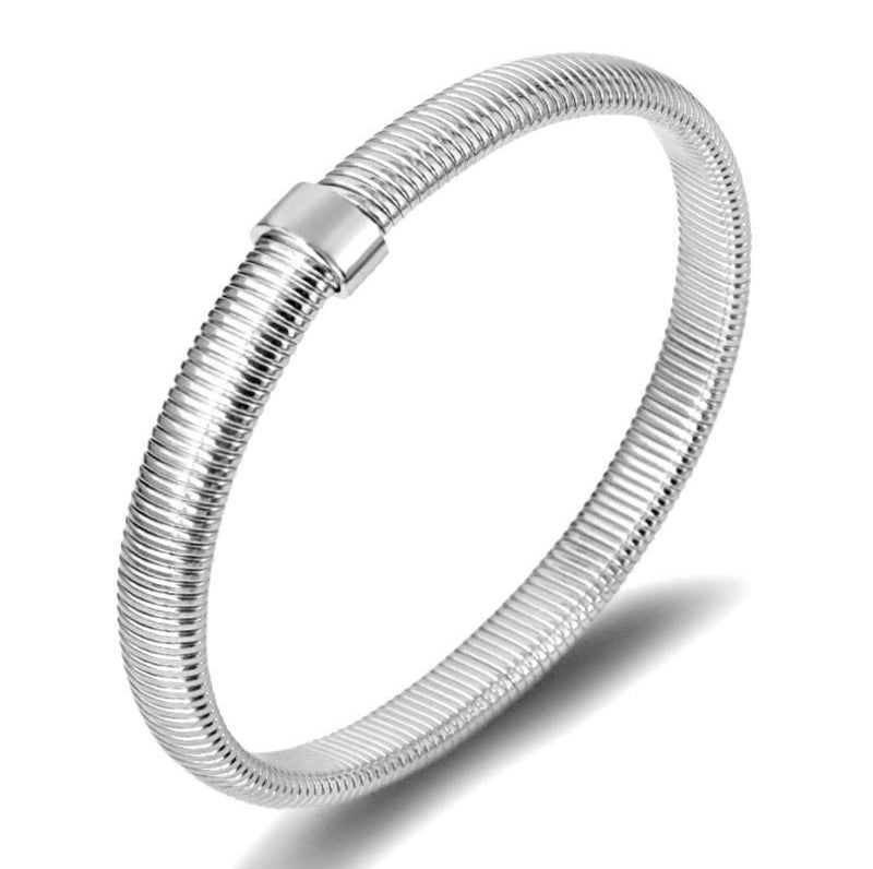 Vicky Snake Bracelet- Silver